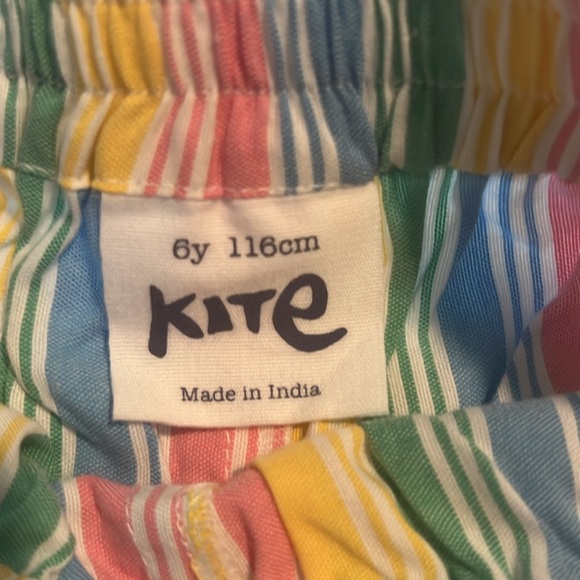 *NWOT* Kite Top/Bottom Rainbow 🌈 Striped Set, Girls Size 6 - Picture 6 of 6